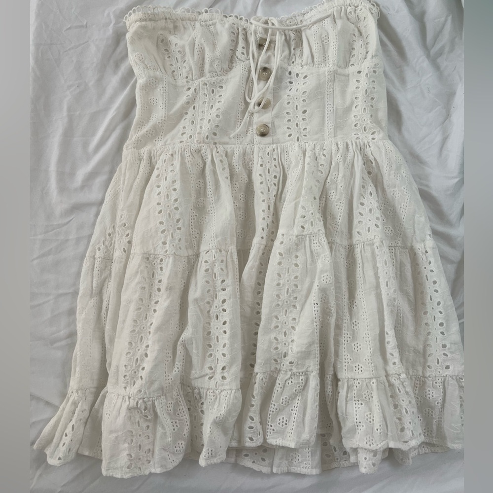 Sabo skirt strapless dress